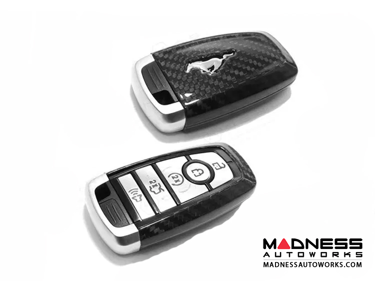 Ford Mustang Key Cover - Carbon Fiber - 2018-2019